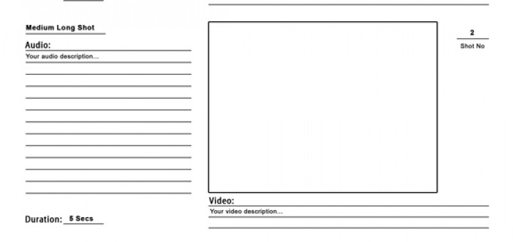 Storyboard Template PSD Download For Free
