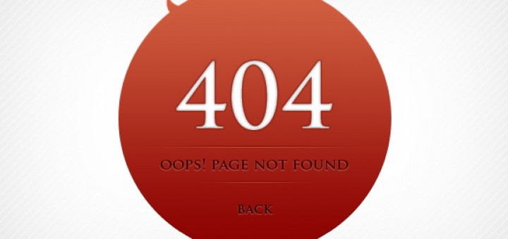 404 Page Template