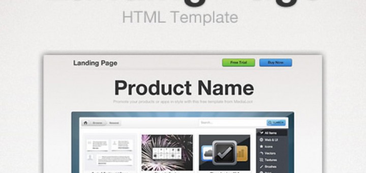 FREE: Landing Page HTML Template