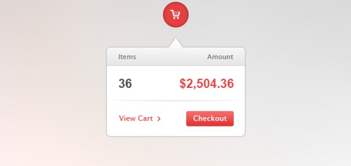 Shopping Cart Widget